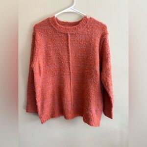 Lush Chili Pepper Nubby Women's Sweater Size Small